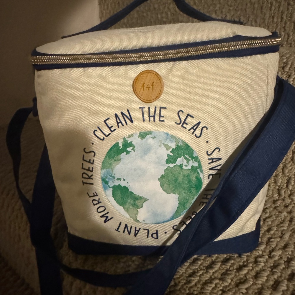 Eco-Friendly Canvas exterior Lunch Tote Bag